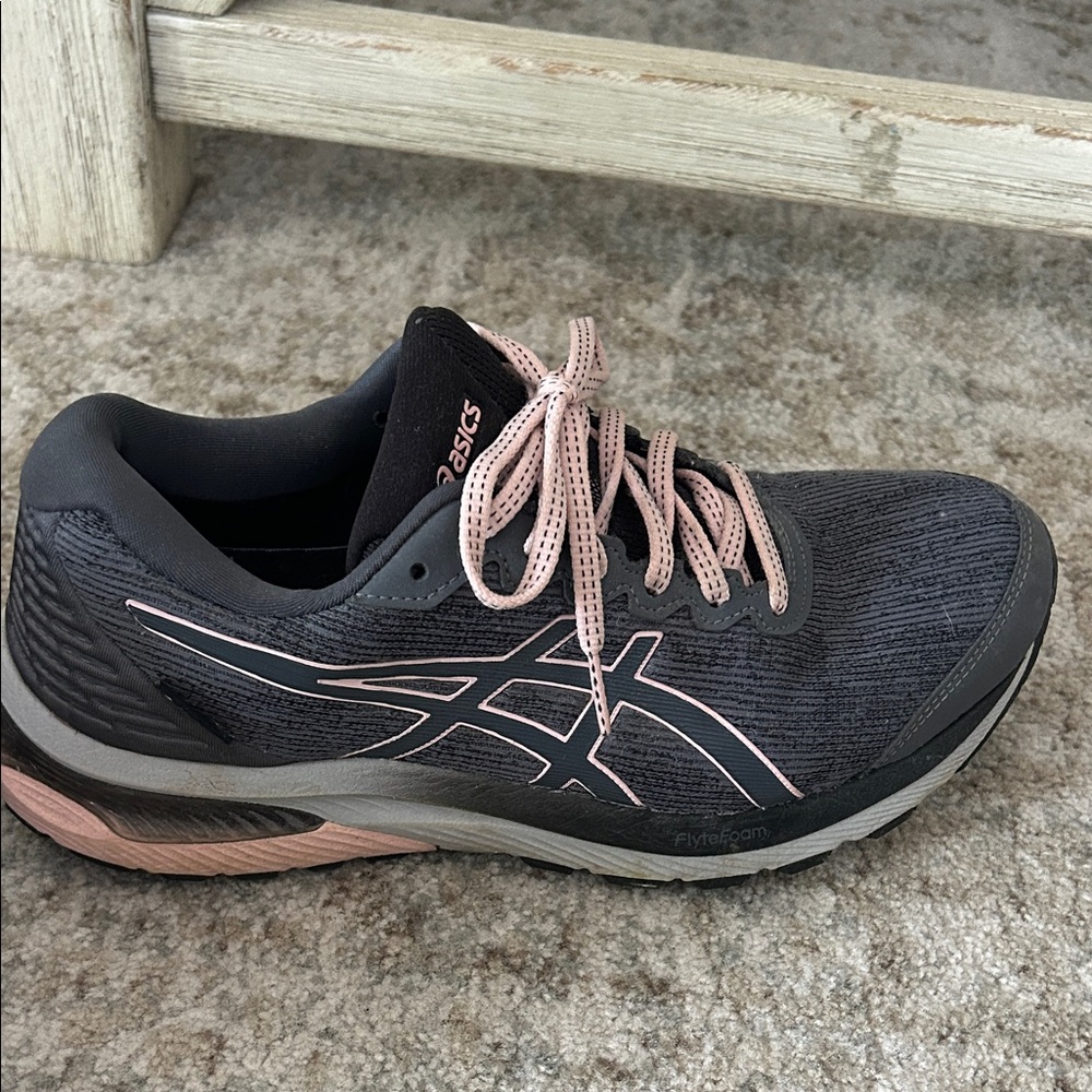 ASICS Women's goretex gel cumulus Athletic Shoes - Gray and Pink - Picture 4 of 9
